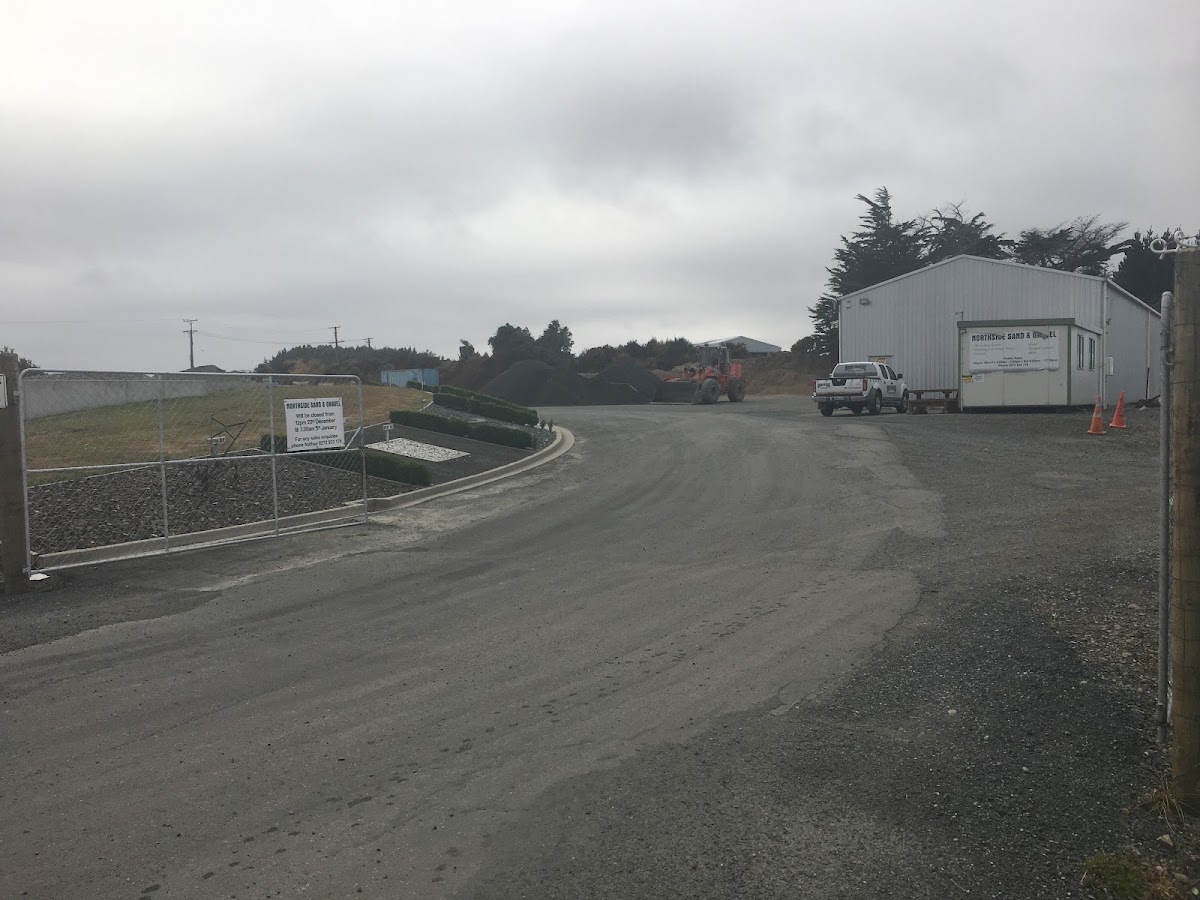 The Northside Sand and Gravel yard on West Plains Road, Invercargill